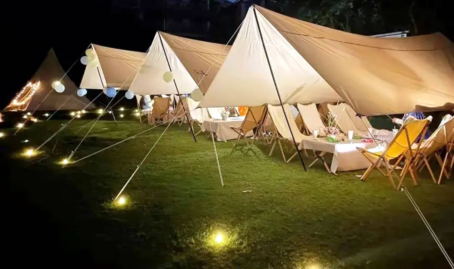 组团去龙水湖国际营地露营网红打call_帐篷_小朋友_音乐会