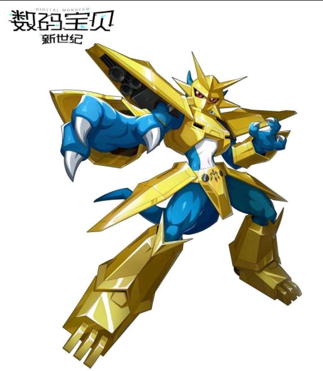 数码宝贝新世纪:v仔兽的新究极体即将开启,太帅了,最强防御?