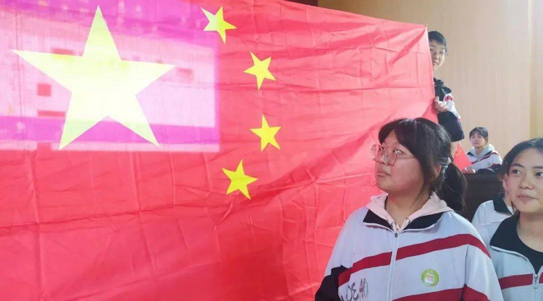 沛县郝寨中学举办"喜迎二十大 永远跟党走 奋进新征程"主题教育活动