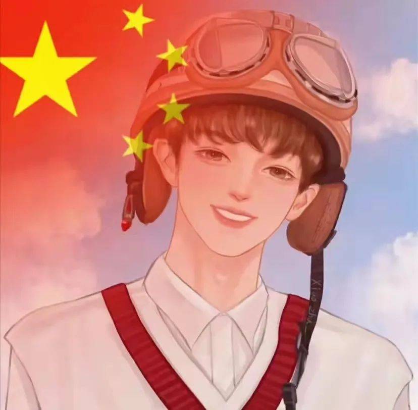 前两张cr:小94在画画的蛋卷" 如果信念有颜色 那一定是中国红 "cr
