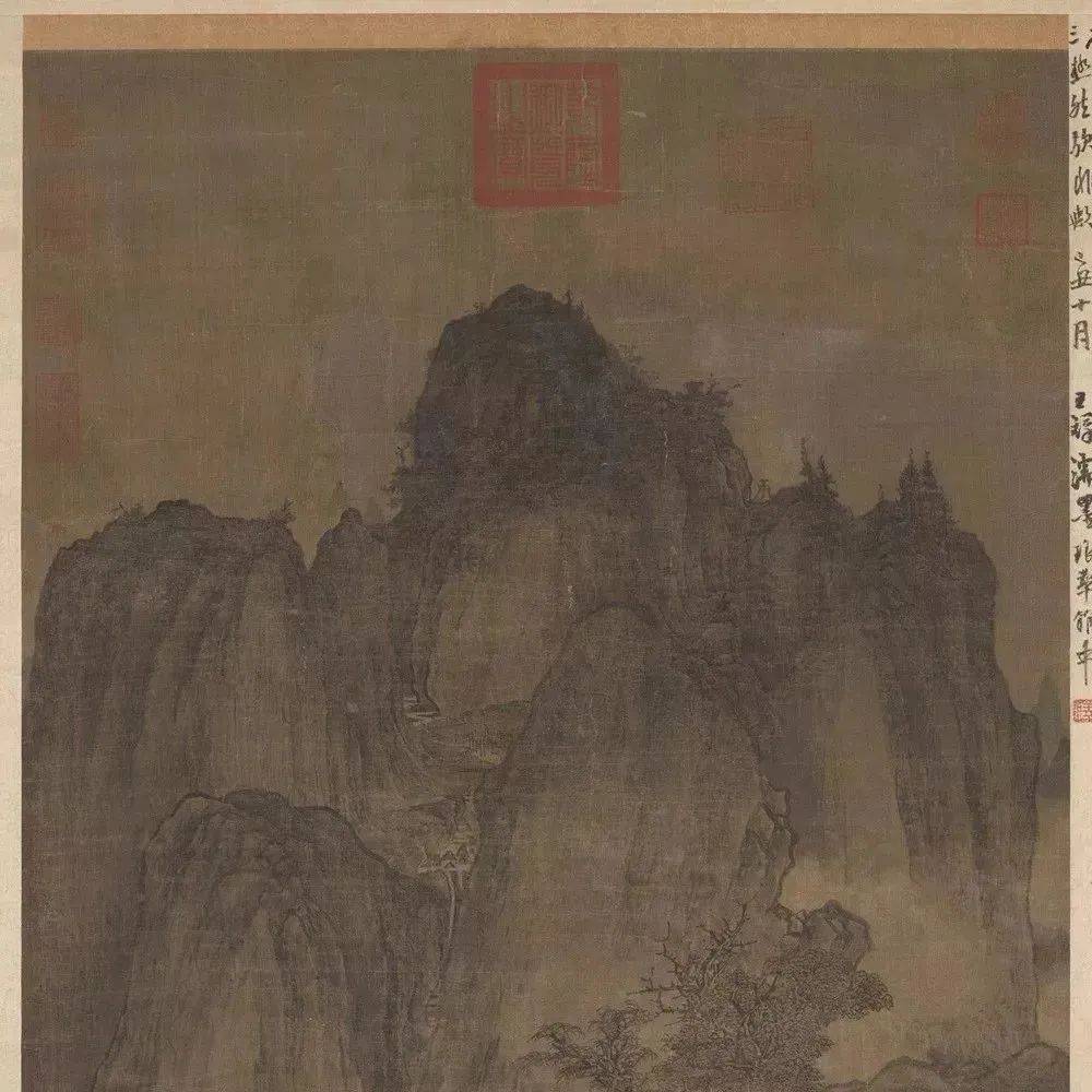 【名品视界】五代 关仝《秋山晚翠图》_名家_艺术_鉴定