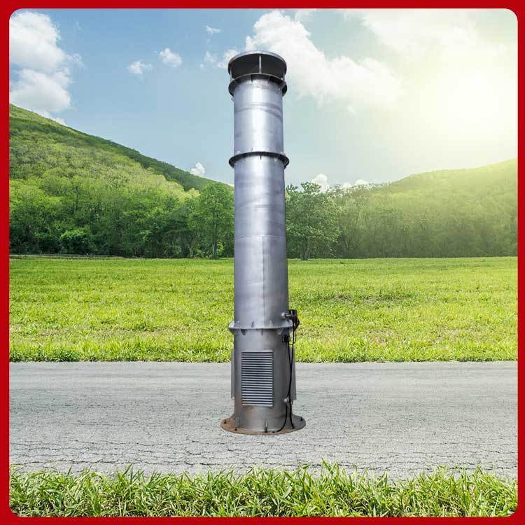 简易式沼气燃烧火炬 不锈钢厌氧焚烧设备 可远程控制_火焰_污染_设计