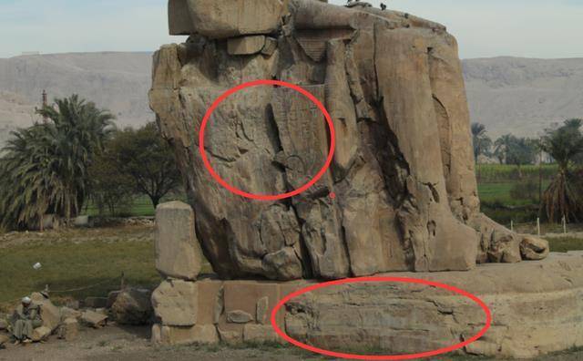 埃及门农巨像下面发现涂鸦，根据涂鸦显示，这些游客来自希腊时代