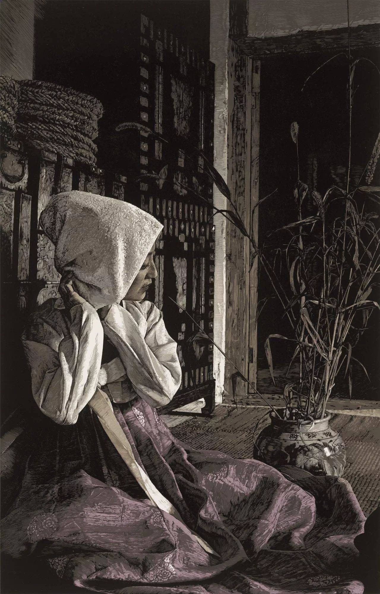 季世成版画作品_绝版_套色_全国