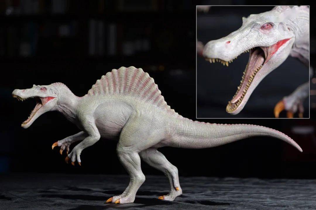 这个国庆节假期,就交给本心楠改棘背龙2.0了!_模型_恐龙_造型