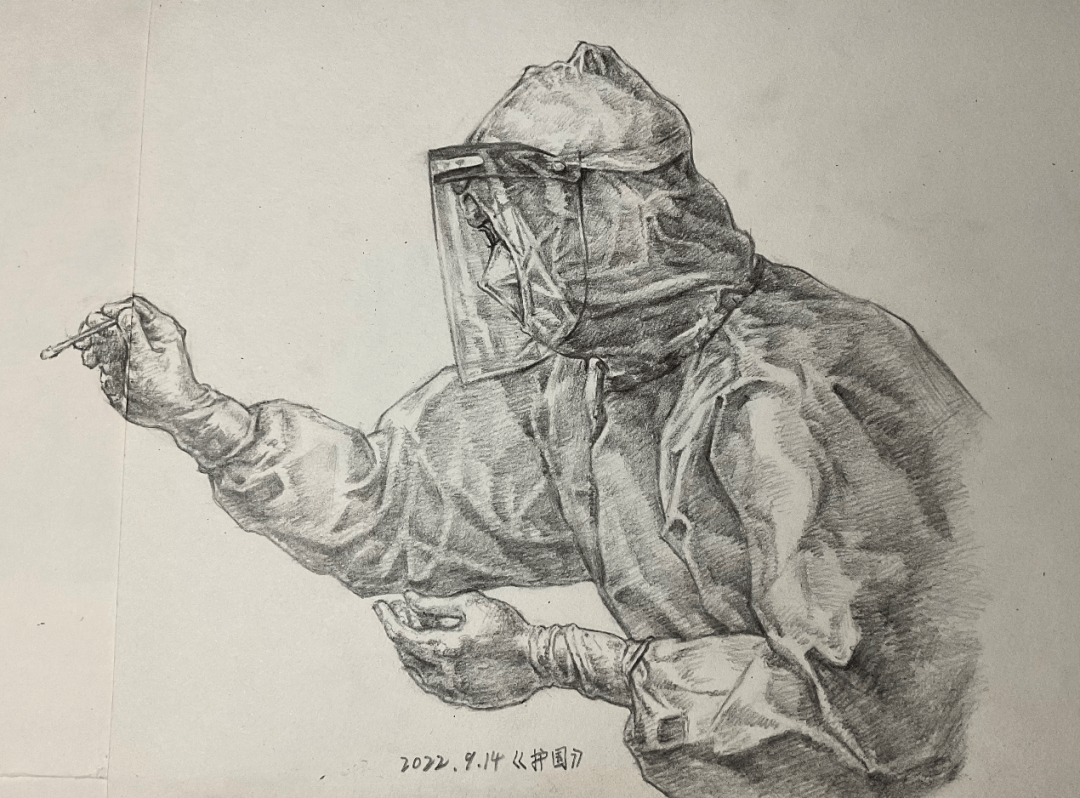 《守护》作者:杨婷婷03作者:谢洪高02在字里,在画中,皆是陈正保同学所