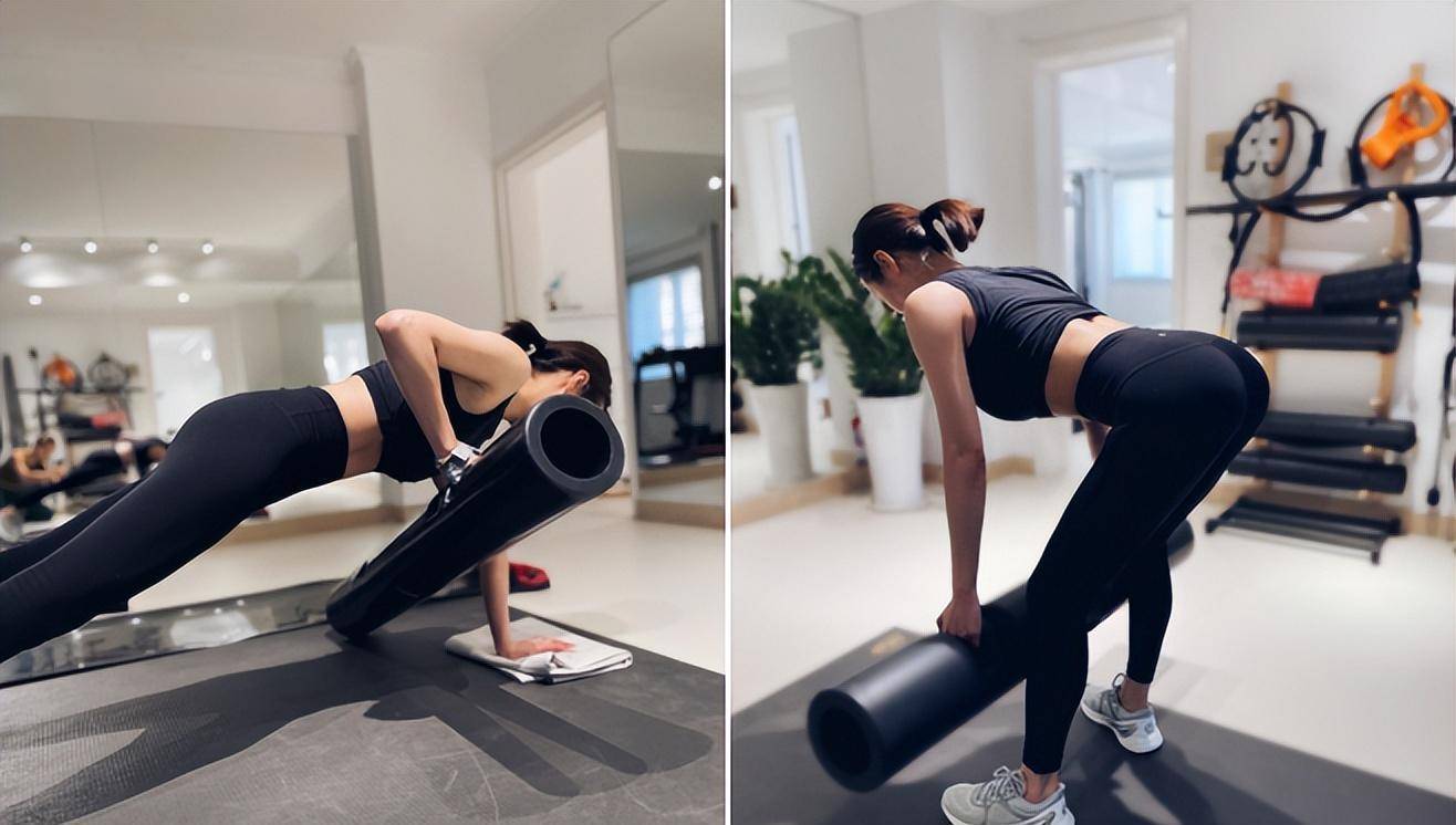 女神李纯晒健身照!身材婀娜多姿,手臂肌肉线条完美_运动_都会_上衣