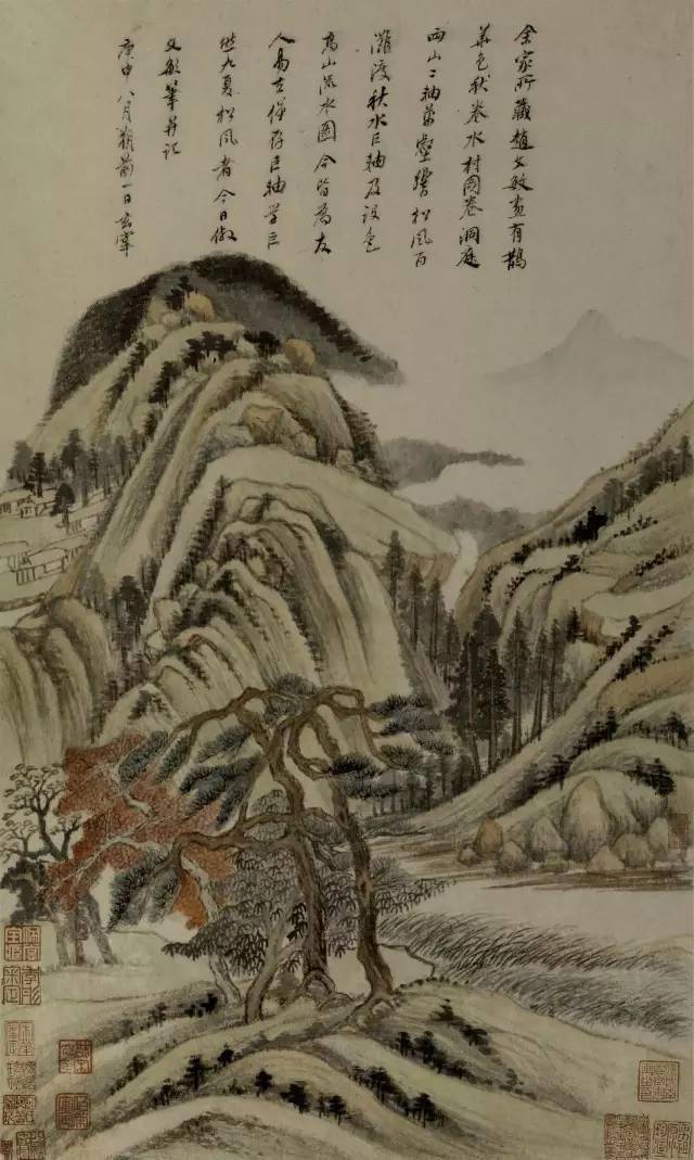 董其昌书画中的秋:秋兴八景图与秋兴赋_玄宰_赵孟頫_精品 董其昌书画中的秋:秋兴八景图与秋兴赋_玄宰_赵孟頫_精品