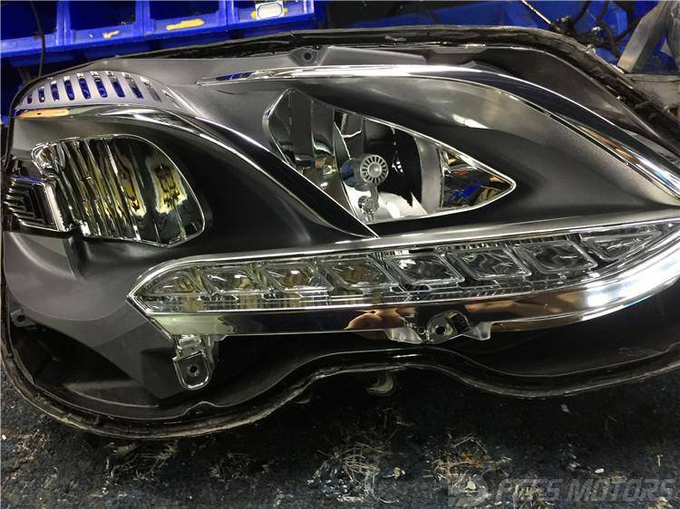 奔驰激光大灯,奔驰e,c,a激光大灯改装升级,东莞深圳改装奔驰改灯-锋程