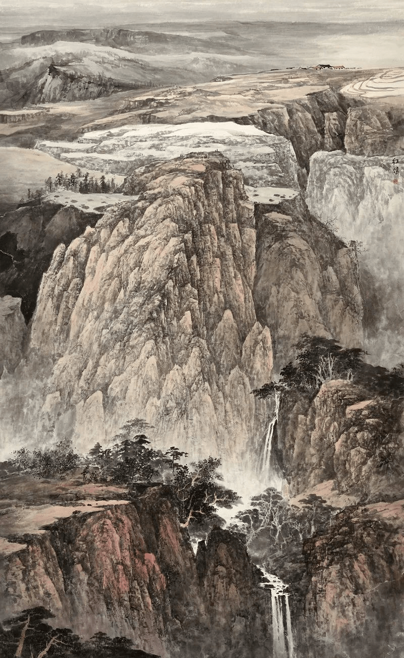 单玉清的国画山水作品欣赏单玉清的国画山水作品欣赏《一夜春风》