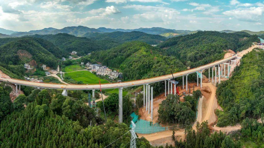 龙寻高速正加快建设_施工_王田_桥梁