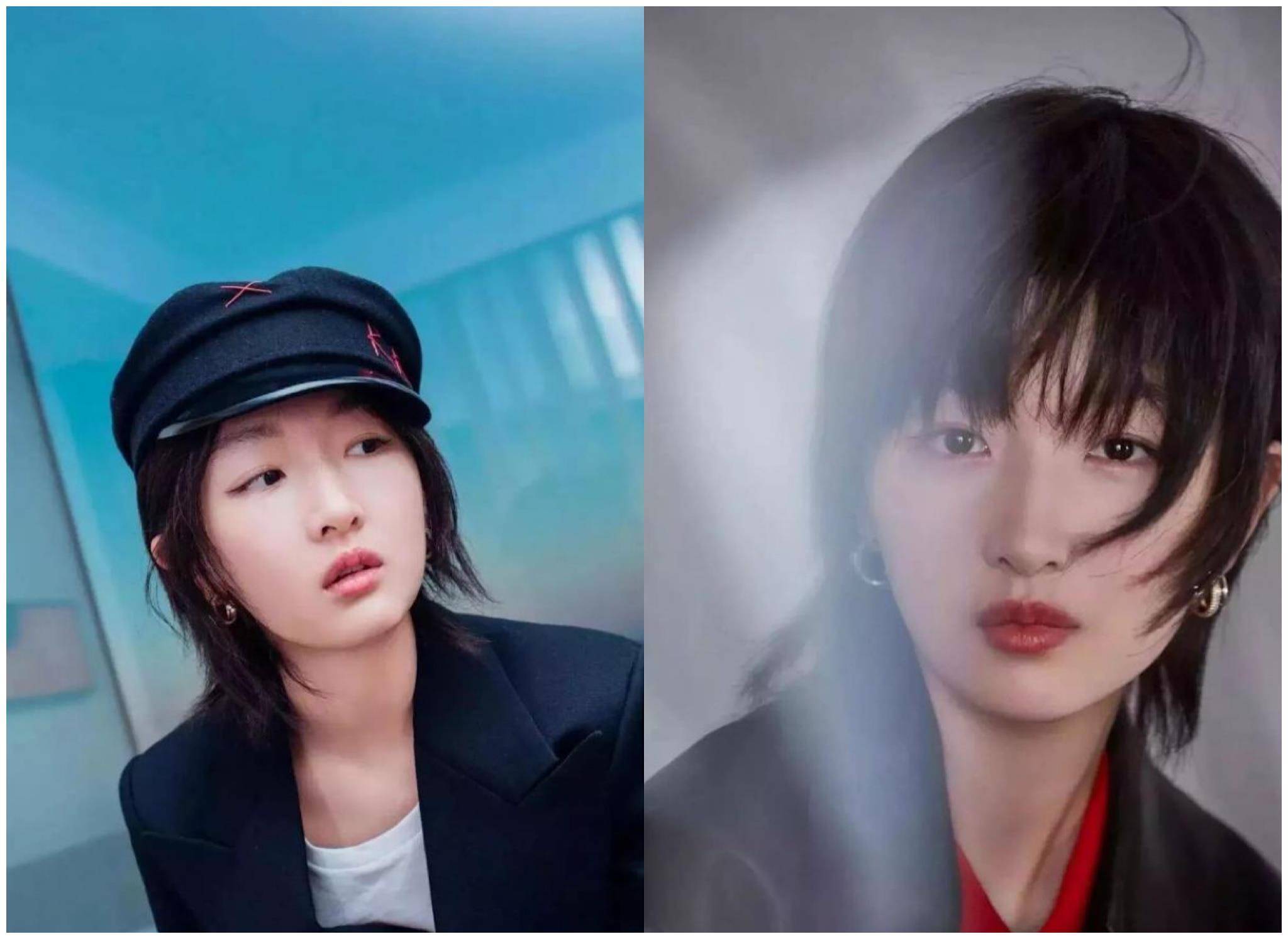 周冬雨的发型,百变得很!_短发_时尚_感觉