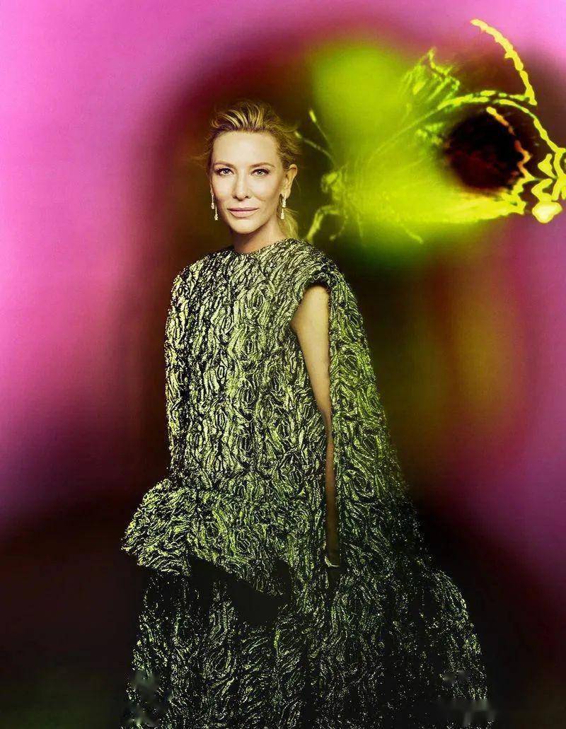 影后凯特·布兰切特《时尚芭莎》封面大片,凭新片口碑杀回颁奖季_塔尔