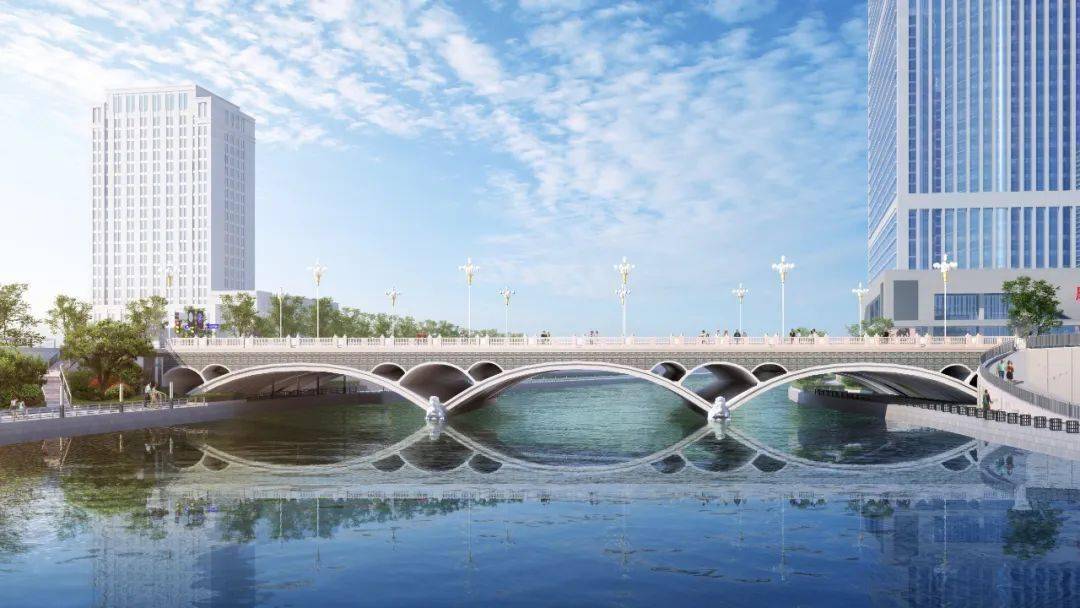 白浪河东风桥桥型设计方案邀您投票_潍坊_桥梁_安定门