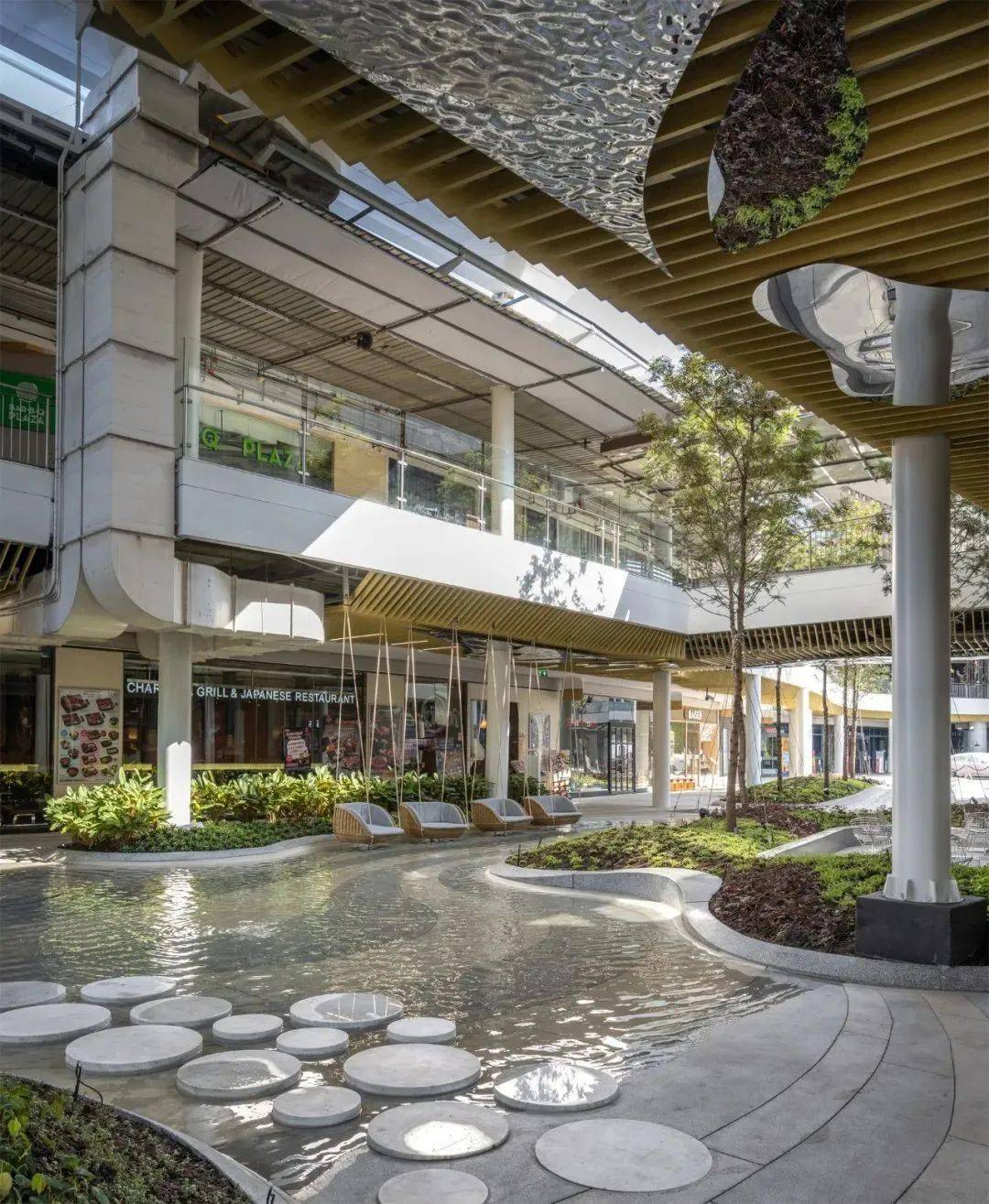 水景公园 商业体:溪谷步行街