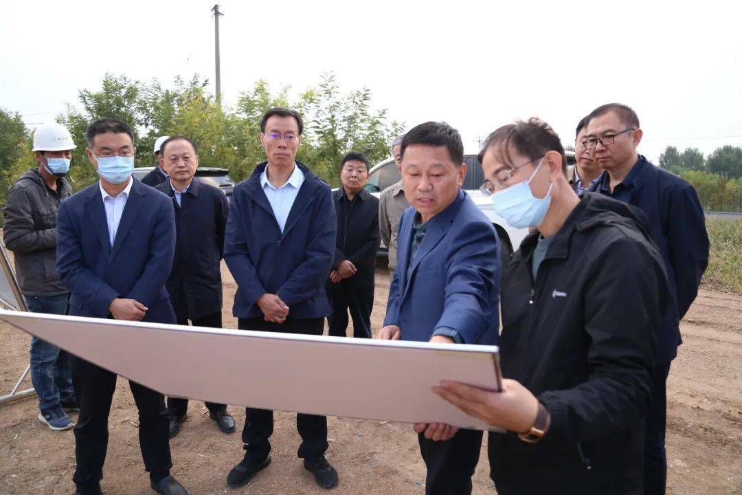 马承新一行实地查看了广饶县淄河故道与水美乡村节