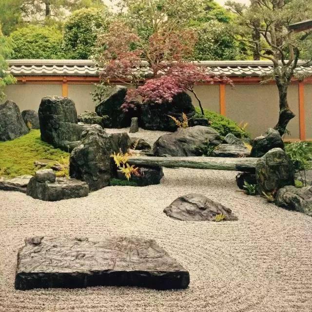 日本庭院枯山水的世界，国宝级枯山水设计师，竟是一位寺庙住持？！_庭园_野俊_瀑布
