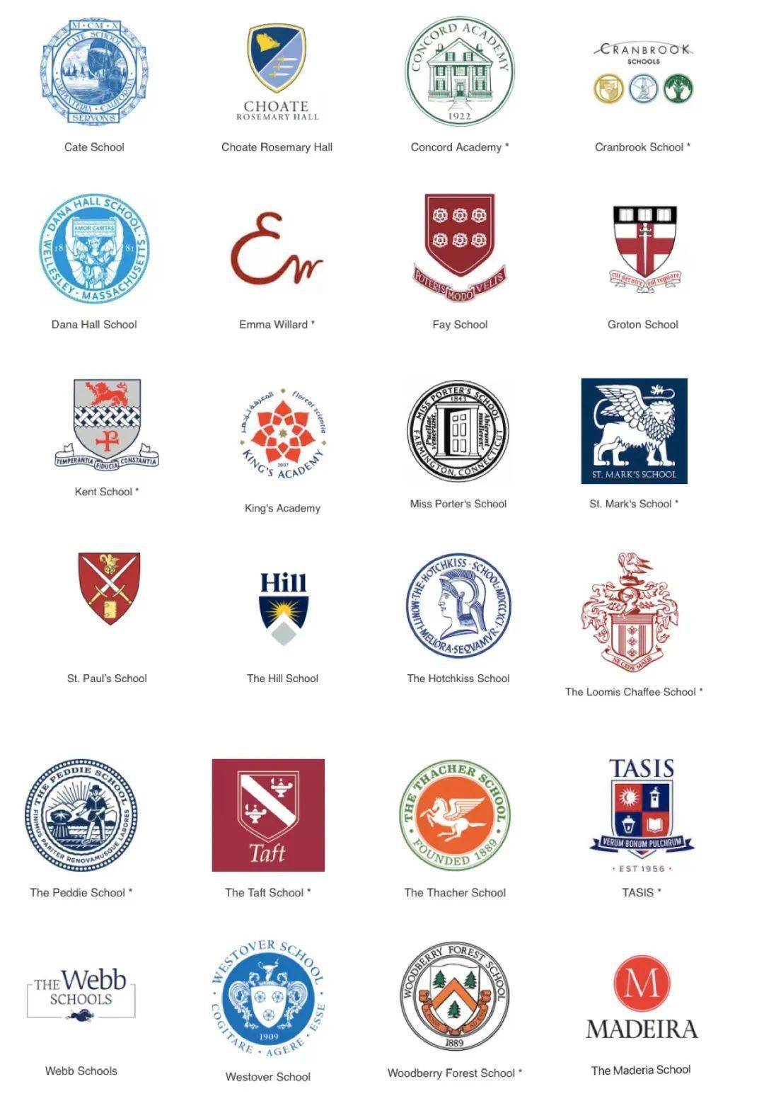 *cardigan mountain school卡迪根山中学cate school凯特中学choate