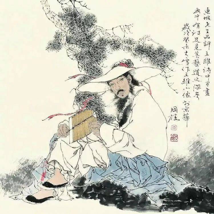 中国古代十大诗人,一人一首代表作_王维_李白_琵琶