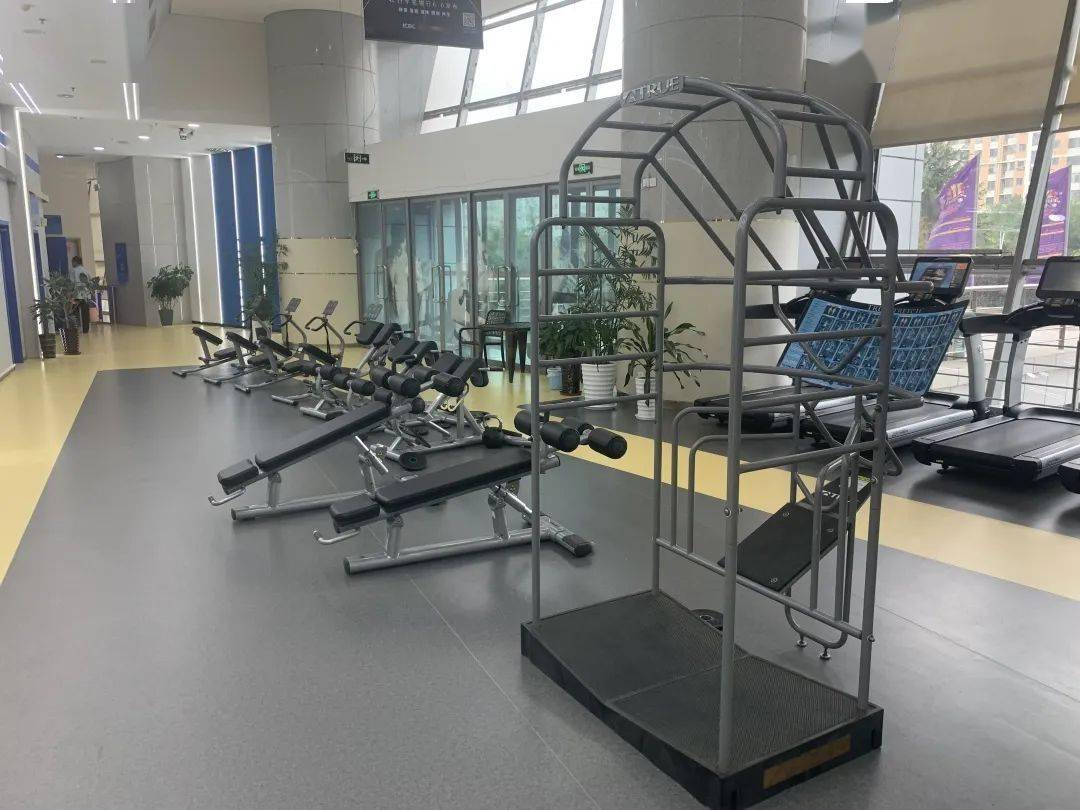 体育产业活力足 | 随手拍展示：优质器材、专业教练、丰富课程！国信健身中心让健身更科学、更高效_训练室_青岛_新兴