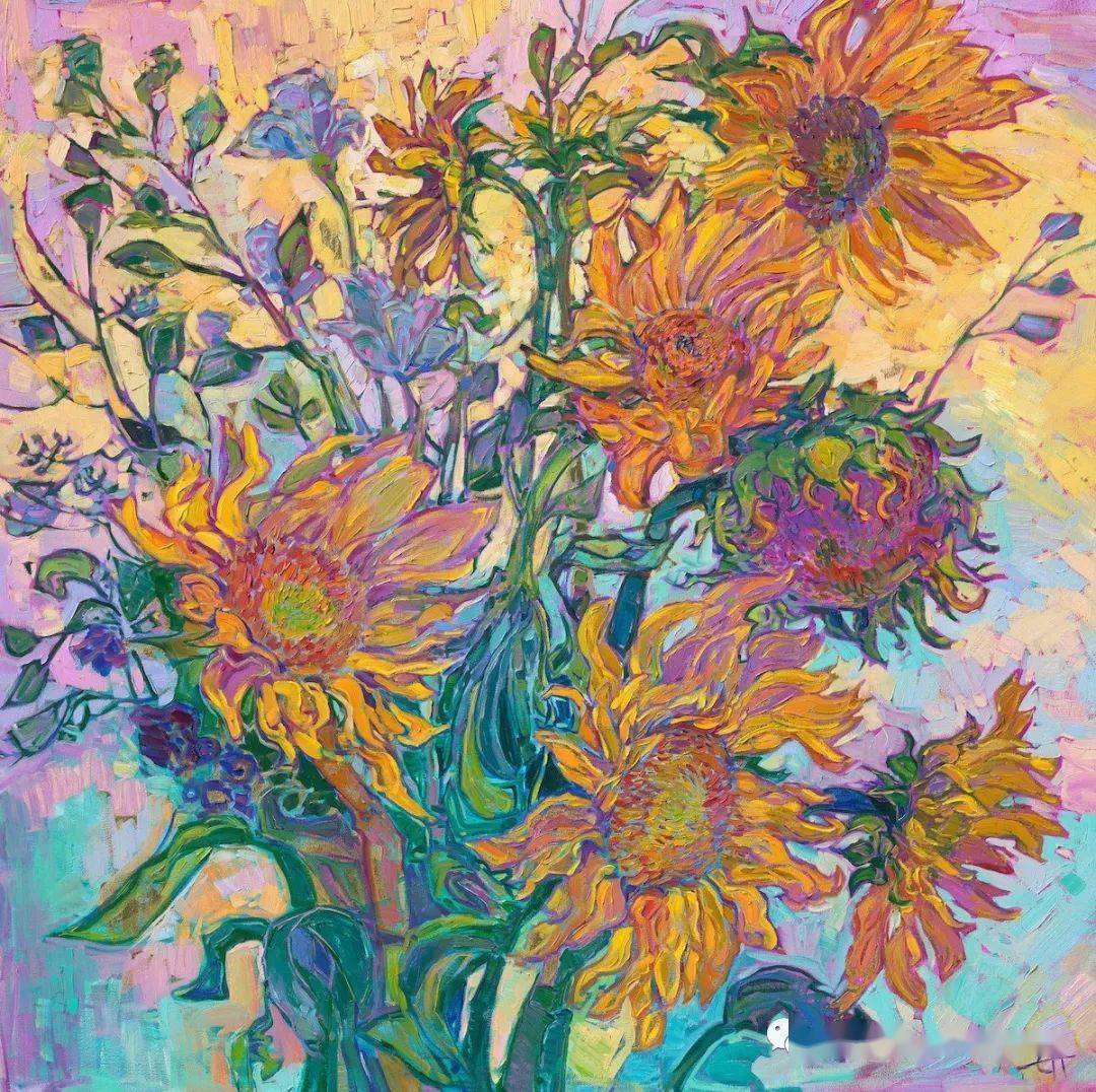 油画欣赏——erin·hanson_国展_微信_印象派