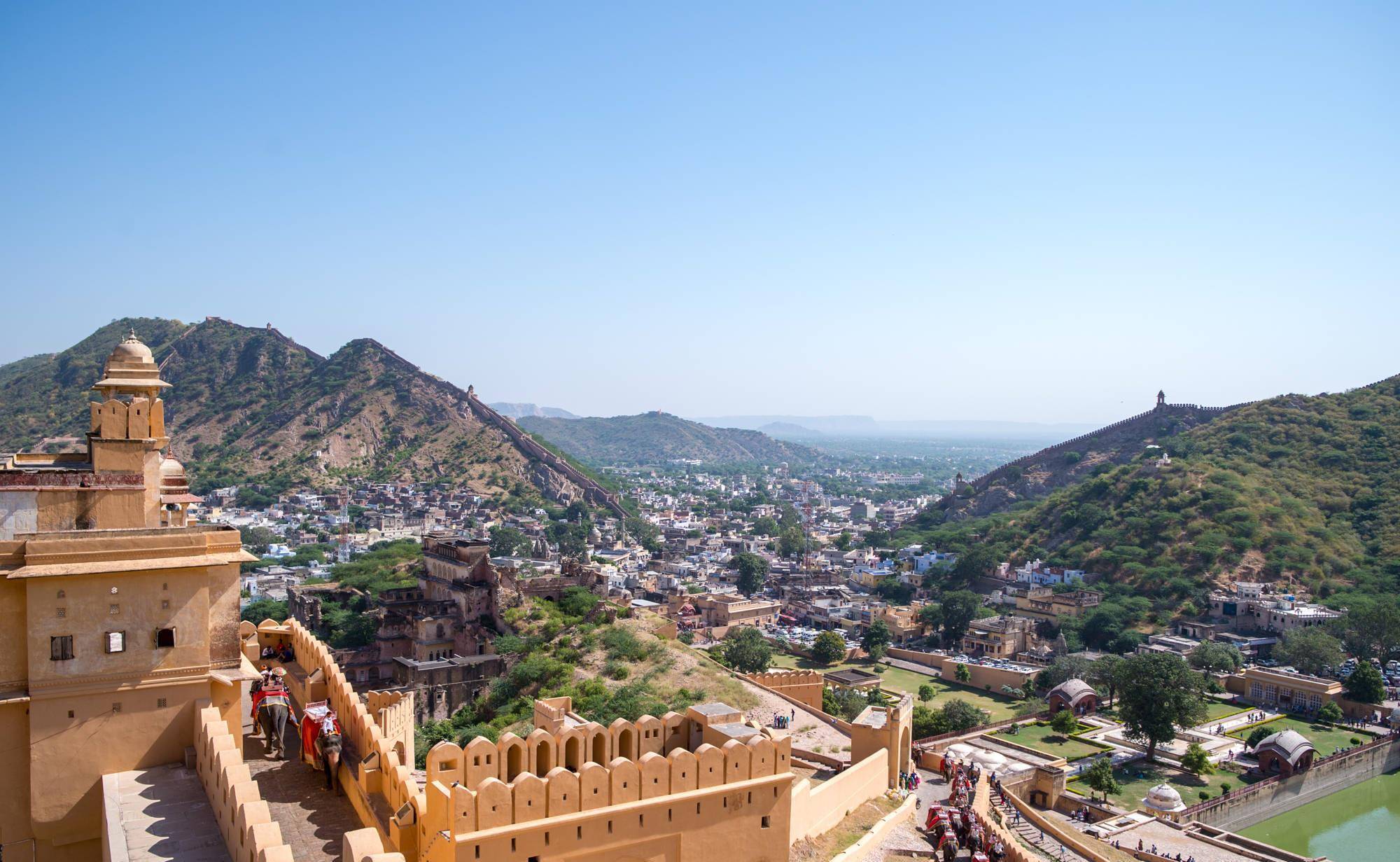 印度琥珀堡,有"长城"保护的古代城堡,数百年来从未被攻破_历史_建筑物