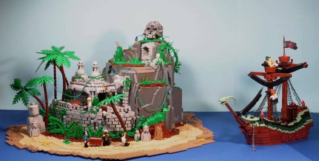 deus otiosus为我们提供了一个美妙的乐高海盗岛的场景.