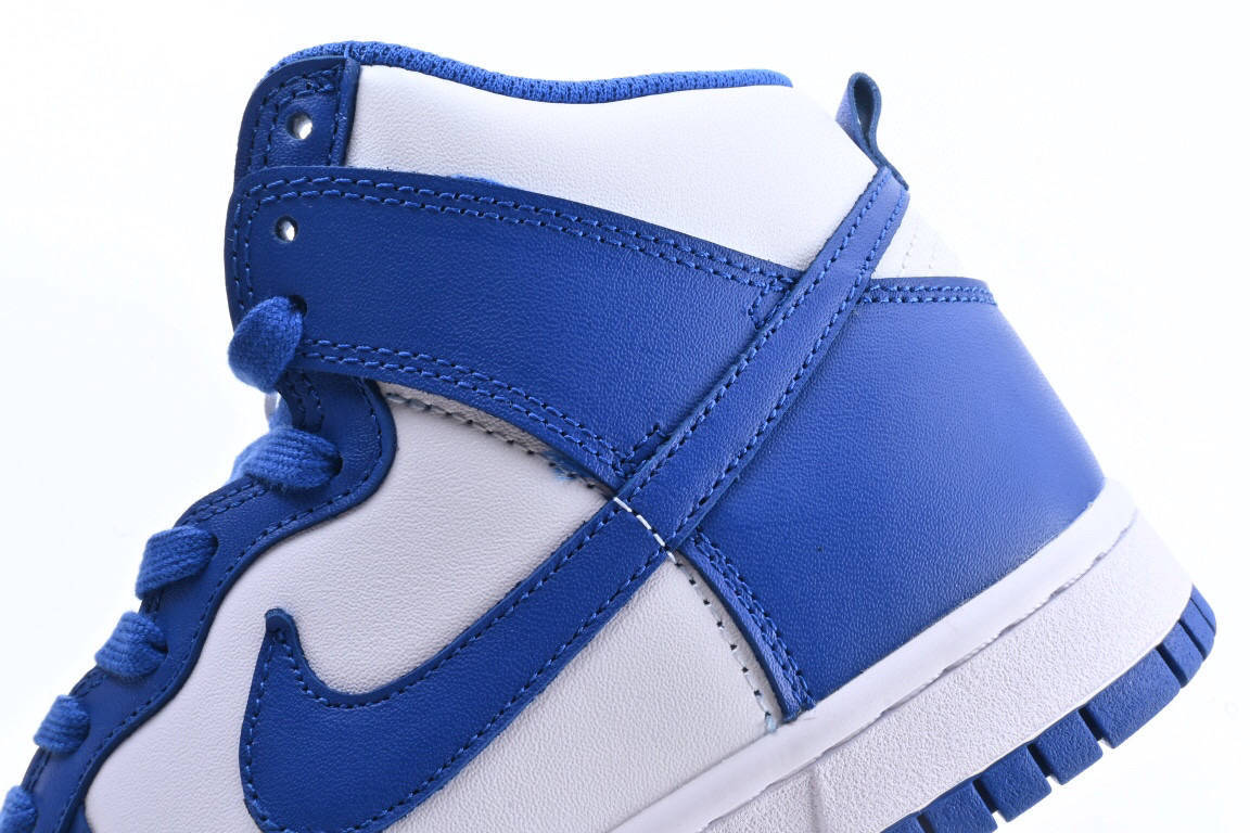 耐克nike dunk high game royal 肯塔基皇家蓝高帮运动鞋_蓝色_鞋带