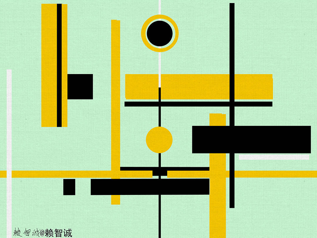 艺术丨艺术家赖智诚LaiZhicheng绘画作品_cm_后现代_北京