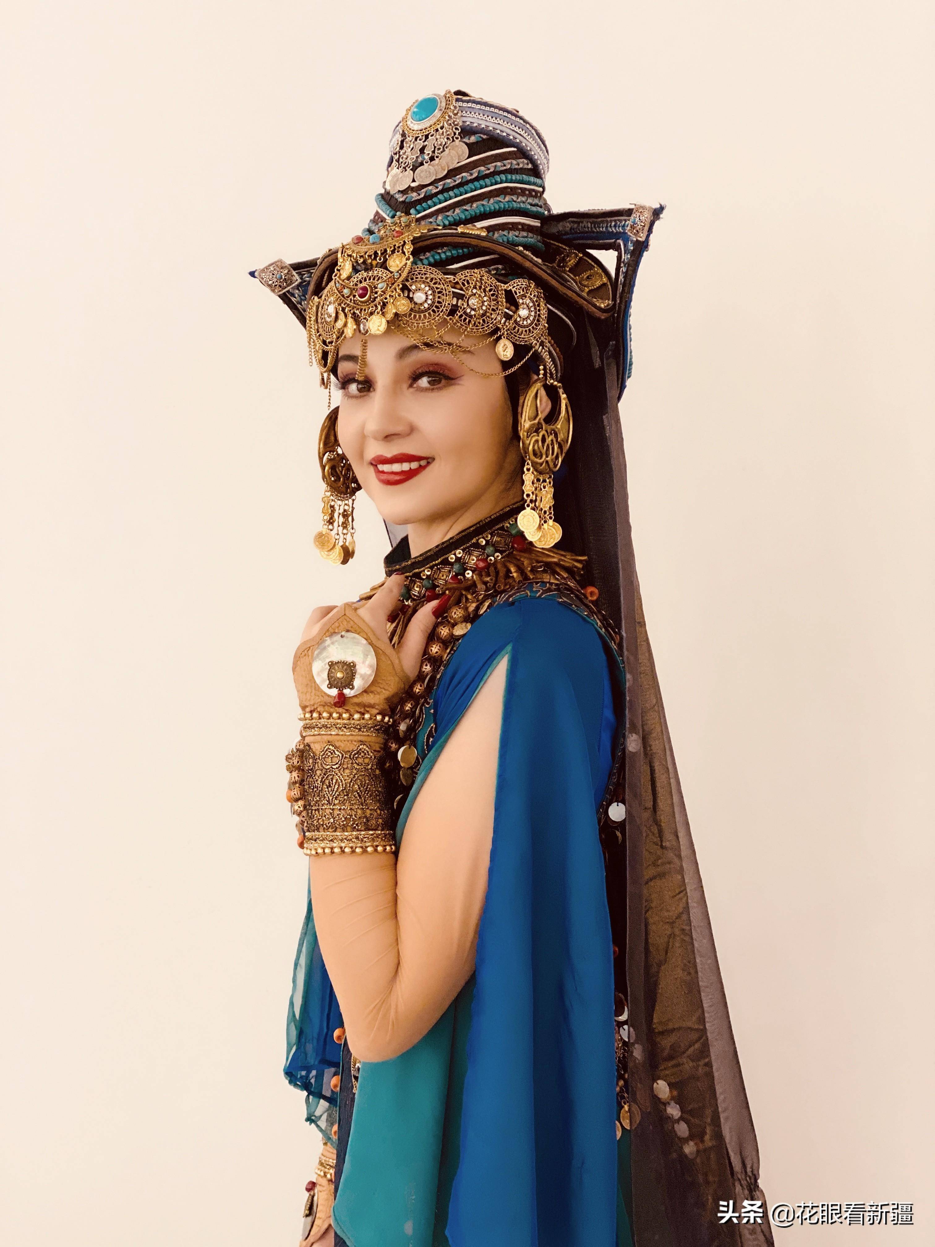 天马国女王扮演者,新疆艺术剧院歌舞团青年演员玛依热61艾买提江"