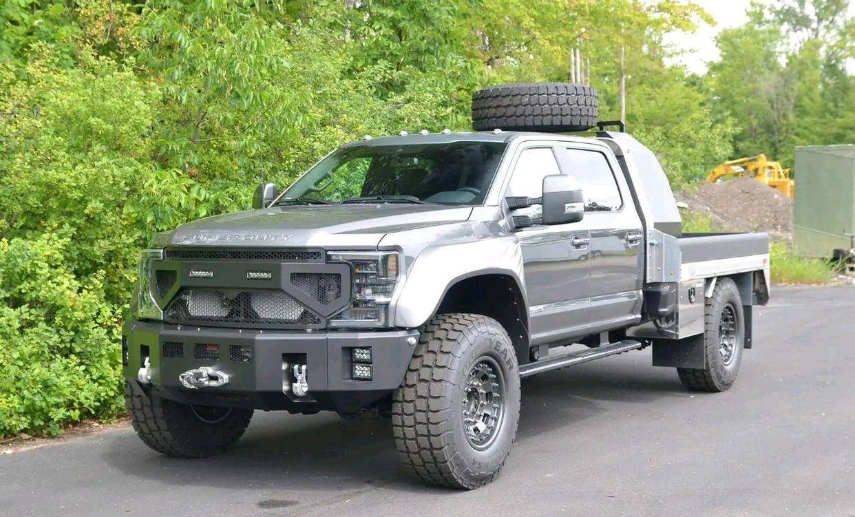 福特猛禽f-550亮相,双差速锁 6.