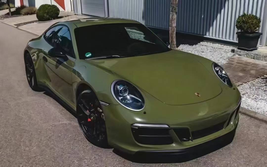 保时捷埃伯改色膜装甲绿,好看,耐看.清爽,别致_装甲_保时捷埃伯