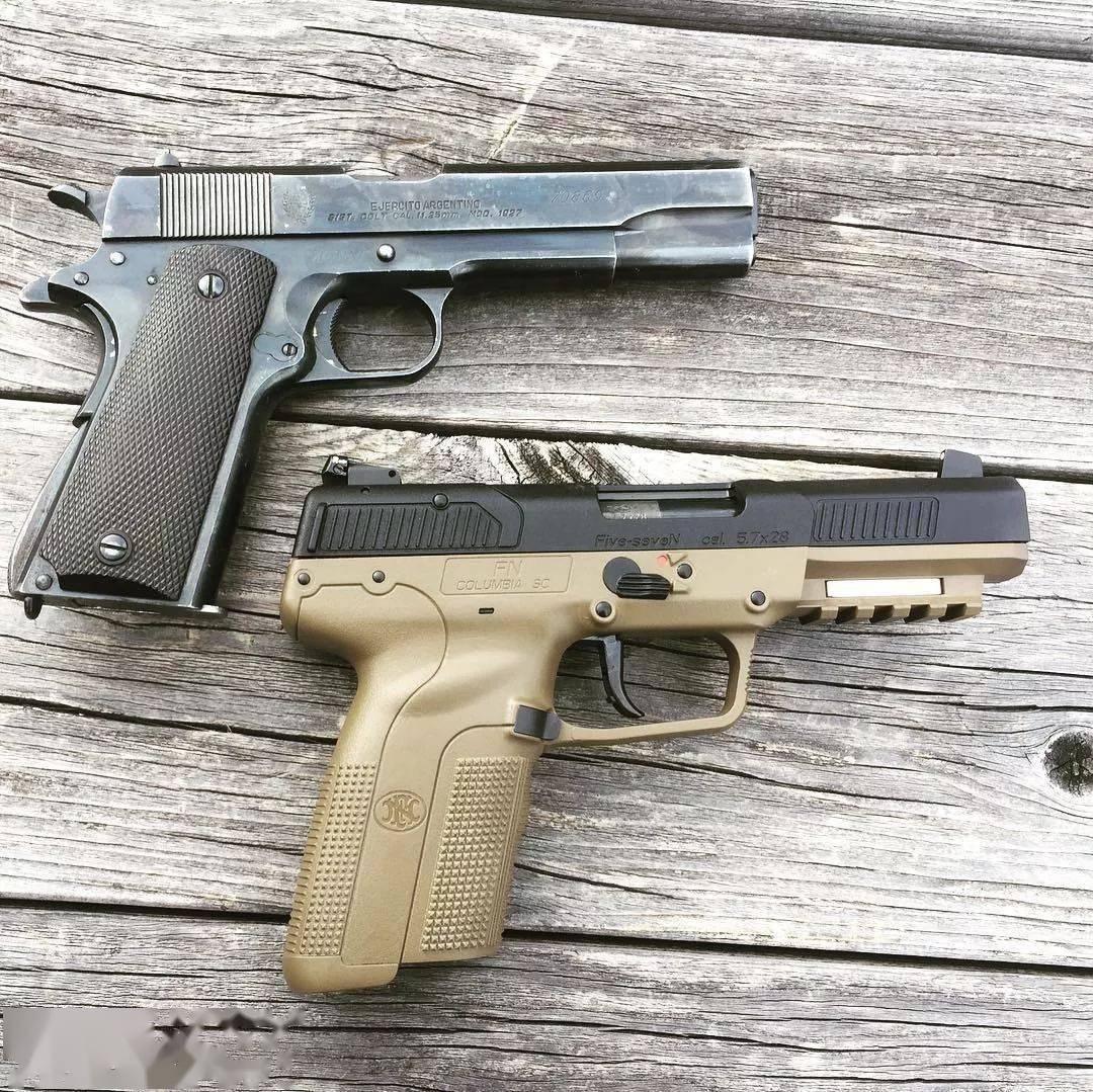 【手枪界的威猛先生】比利时fn57手枪图集_火器_视频_卡宾