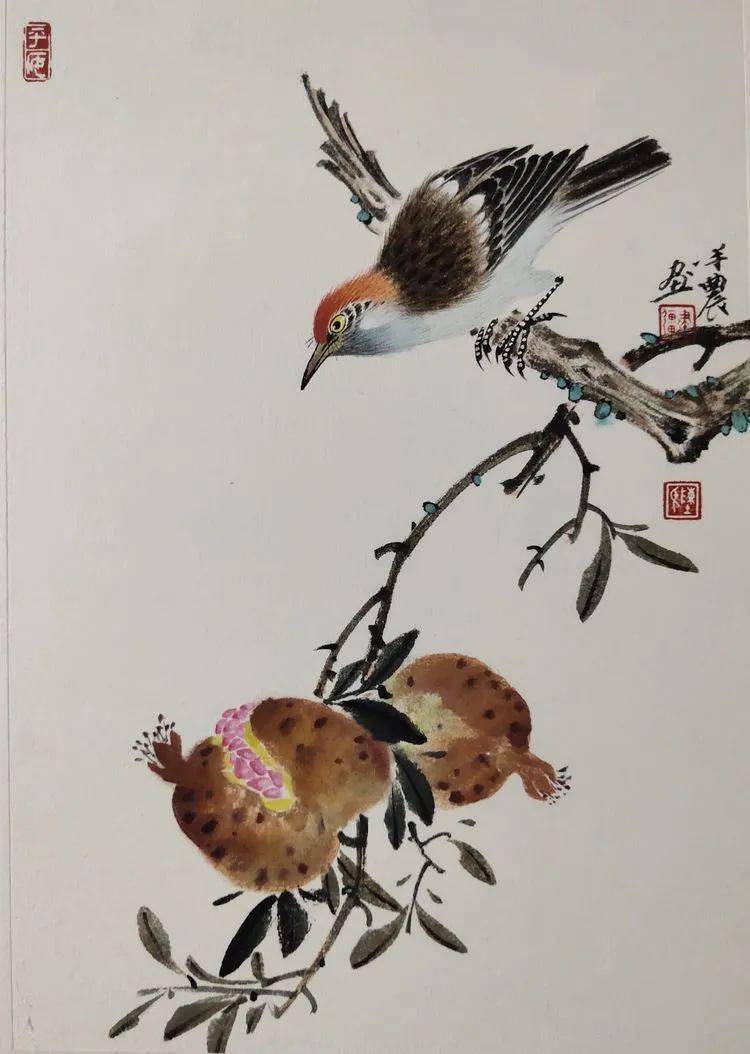 "半个农民"的他,画出了工笔画的灵动与创意_陈建强_太湖_作品展