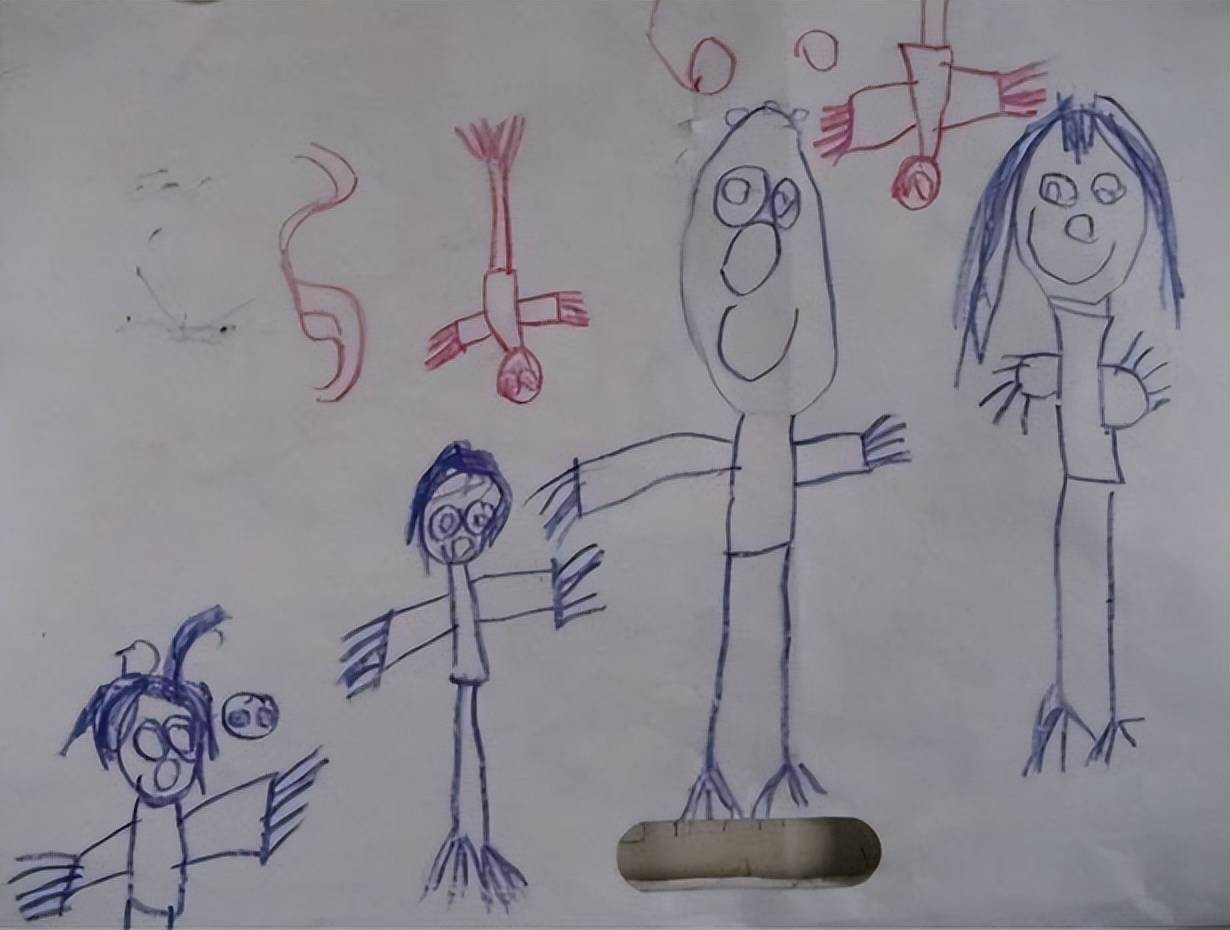 儿子画家庭肖像多画俩小人,几月后母亲竟怀上双胞胎_孩子_帖子_经历