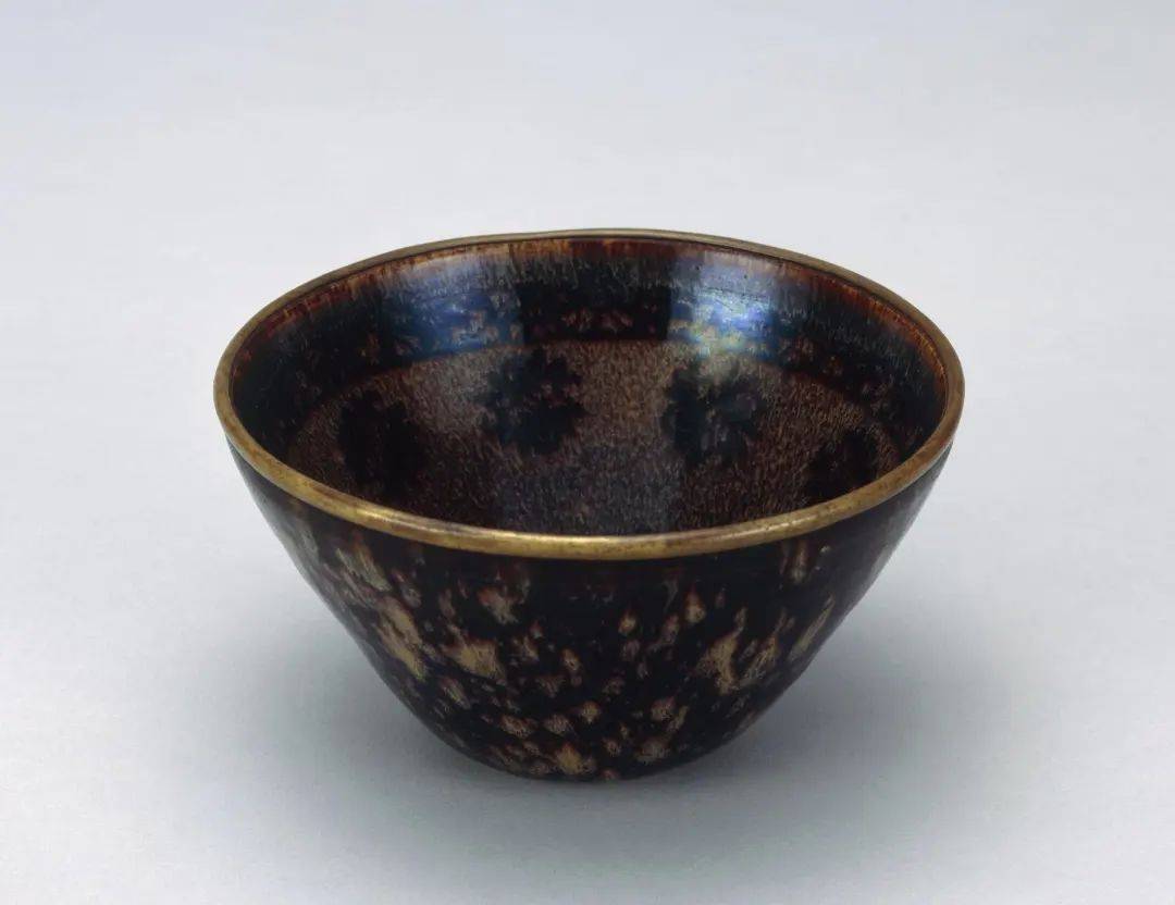 吉州窑洒金玳瑁茶组_非遗_瓷器_釉料