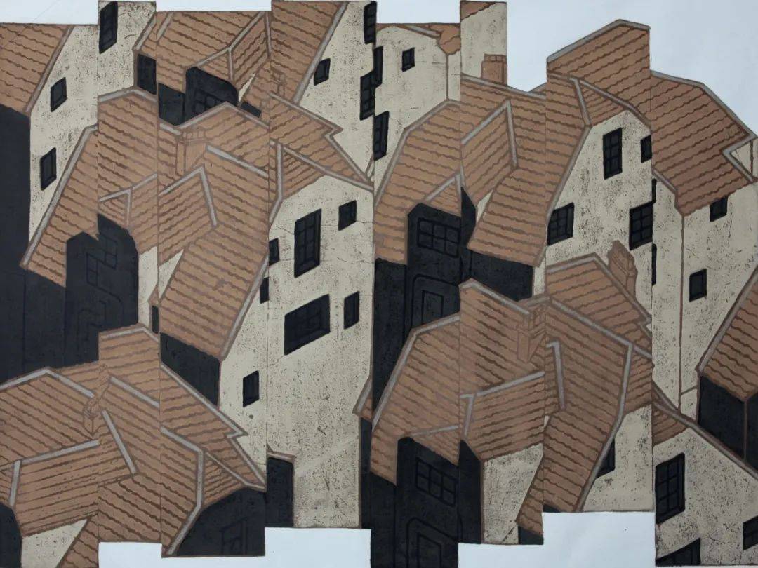 宝山这里举办吹塑纸版画作品展_文化_生活_未来