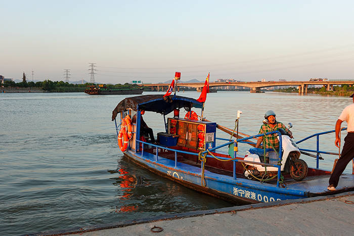 宁波江北半浦村及古渡口游览_村子_个人感觉_水面