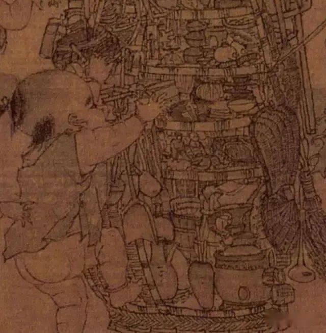 【名品视界】67宋 李嵩 市担婴戏图 台北故宫博物院藏_农村_人物