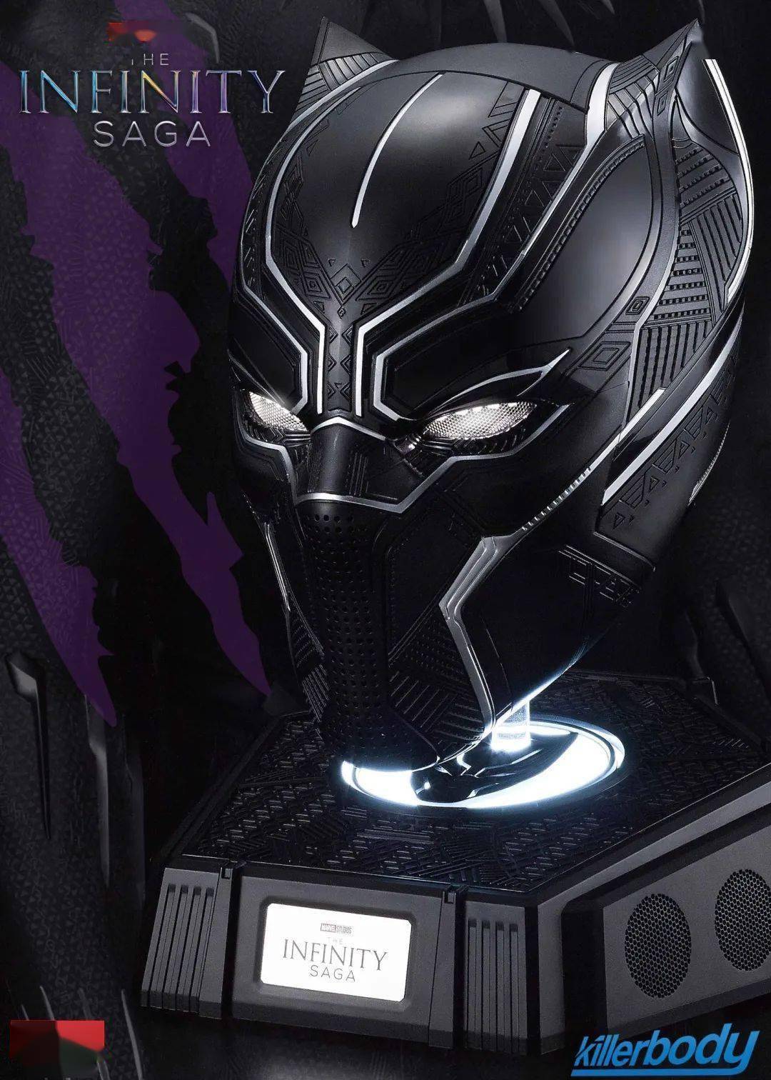 新品预定~ killerbody 1/1 黑豹头盔 mst6007 kb20095 kb20095-1 kb