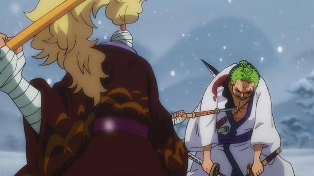 海贼王934:索隆被基拉重伤,反手一个三刀流,特效炸裂基拉败_牛鬼_的