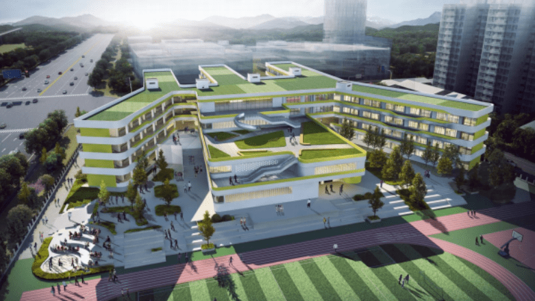 1080个学位!成都即将亮相一所新学校→_空间_建设_项目