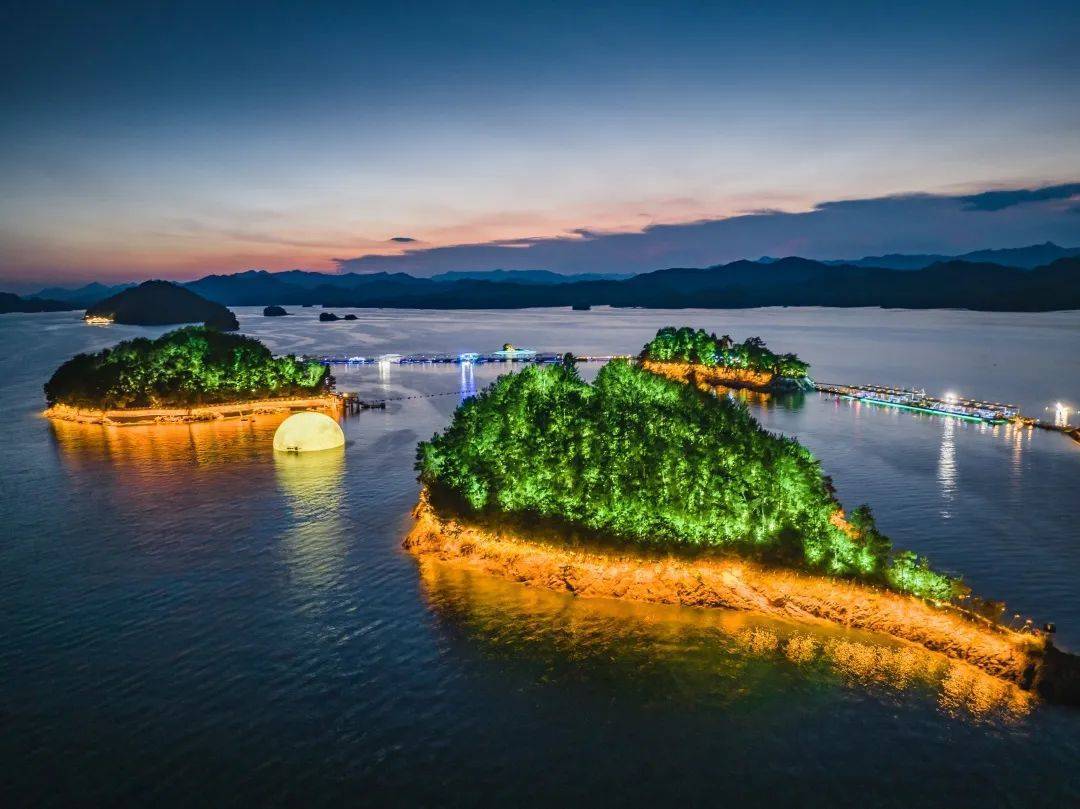 千岛湖 · 月光岛夜景登上岛屿的一刹那仿佛误入了爱丽丝的仙境光与影