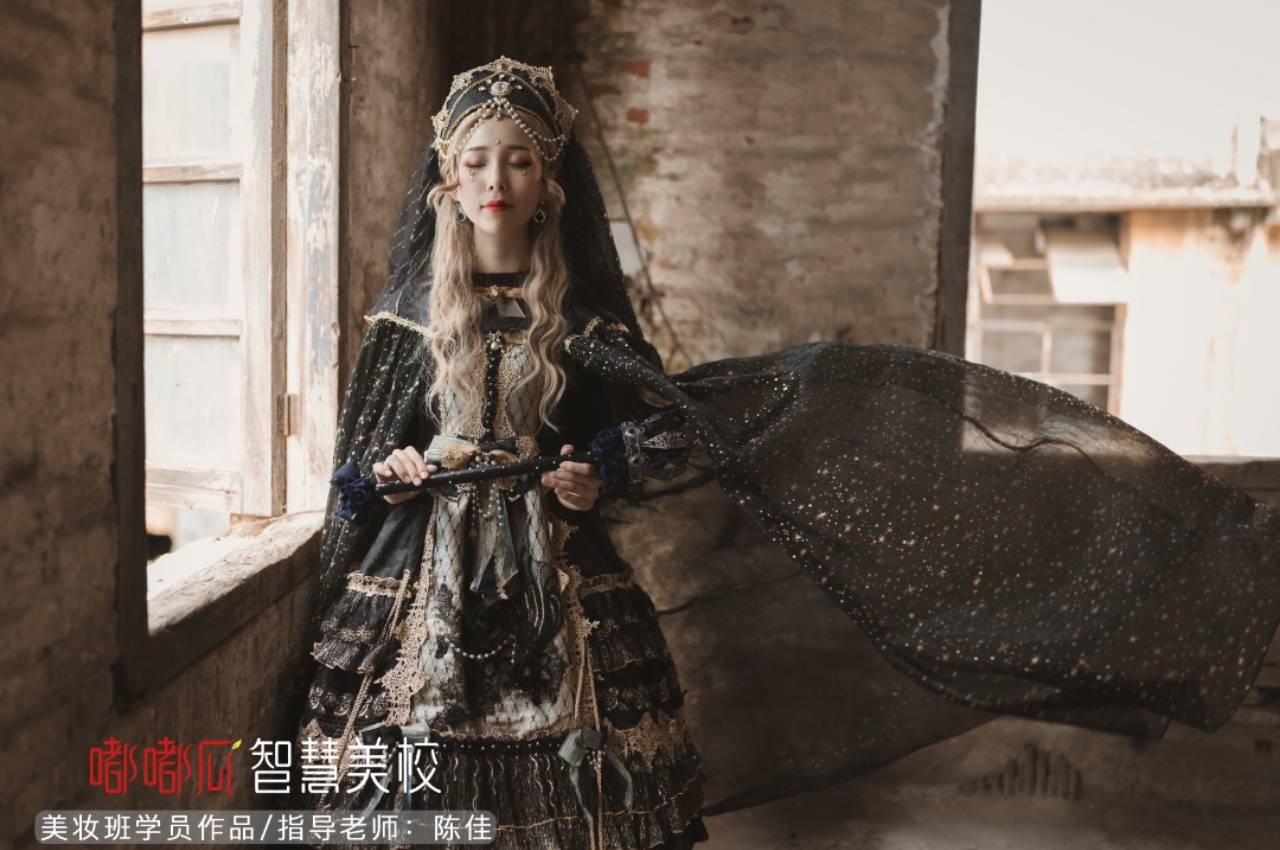 嘟嘟瓜 | 洛丽塔妆容.高贵优雅华丽感十足,一般人都不敢尝试