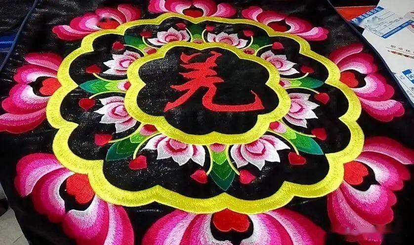 羌绣——青木川的彩云_羌族_刺绣_图案