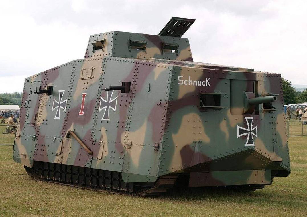 德首辆作战坦克a7v有多强?