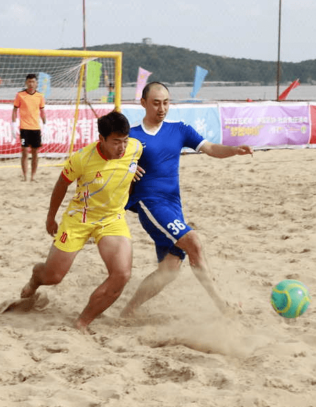 2022年全国沙滩足球锦标赛总决赛在舟山开赛，浙江全讯前两轮都获大胜