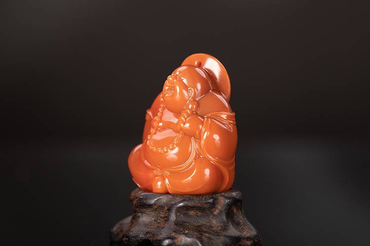 绿松石弥勒佛摆件 玉雕界"侯弥勒"侯晓峰玉雕(整套)_作品_和田玉_神韵