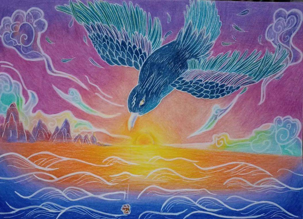 400强作品云展出·第十三期_艺术宫_创作_精卫填海