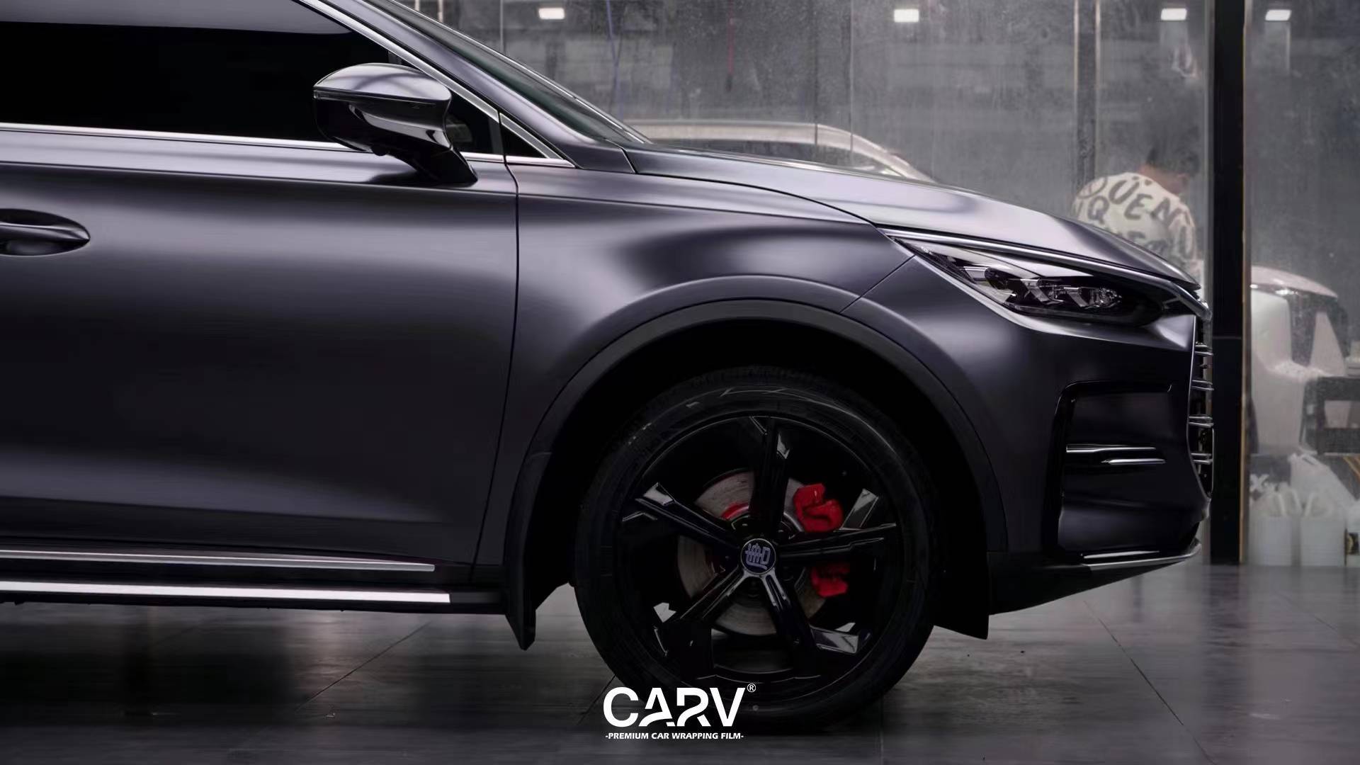 比亚迪唐卡孚改色膜电光深邃灰,高级耐看显年轻运动_搜狐汽车_搜狐网